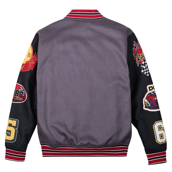 Men's Gray Bomber Jacket - Picture 2 of 13